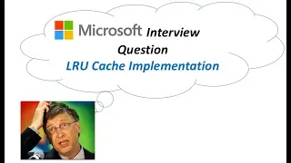 Coding Interview Question LRU Cache Implementation Logicmojo com