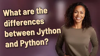 What are the differences between Jython and Python