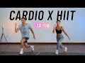 Download Lagu 20 MIN CARDIO HIIT WORKOUT - ALL STANDING - Full Body, No Equipment, Home Workout