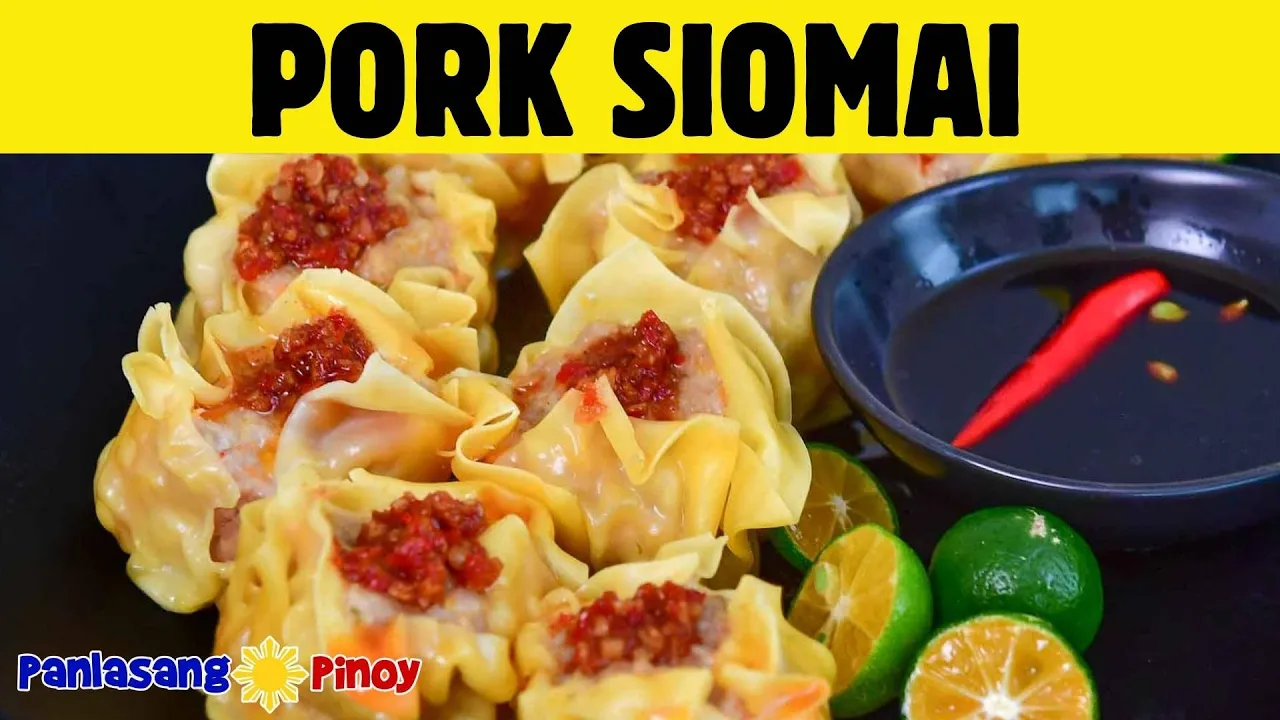 SIOMAI RECIPE   THE BEST SHUMAI WITH CHILI GARLIC OIL