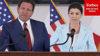 Gov Ron DeSantis And Florida First Lady Casey DeSantis Announce Cancer Research Funding