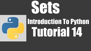 Sets - Python Tutorial 14