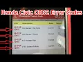 Honda Civic Error Code P1361 P1362 P1298 P1259 Repairs MIL DTC