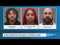 3 arrested in elderly finance scam