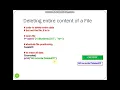 Python Data File Handling Part 11 Deleting Updating Binary Files