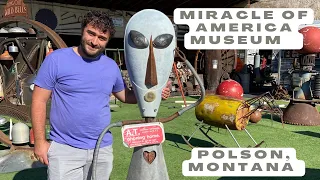 Download Touring the INSANE MIRACLE OF AMERICA MUSEUM Polson, Montana- War, Aliens, Cars, Junk, AND MORE MP3