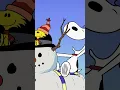 Snoopy Builds a Snowman Snoopy