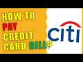 How to pay Citi credit card bill