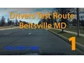 Maryland A Driving Test Route - Beltsville
