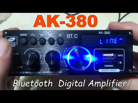 Download MP3 AK380 800W Bluetooth Power Digital Amplifier HIFI