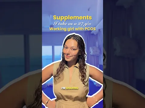 PCOS Supplements I take at 27 with PCOS! ✨ Non Sponsored #shorts #ashortaday