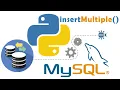 PYTHON MYSQL HOW TO INSERT MULTIPLE DATA INTO DATABASE TABLE USING PYTHON MYSQL CONNECTOR APACHE