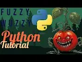 Python Tutorial Fuzzy Wuzzy and string comparision