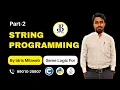 String Programing part - 2 Programming by Idris Mibweb