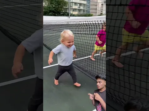 So amazing and funny, cute baby￼ 👶🤣