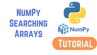 Python NumPy Tutorial For Beginners - NumPy Searching Arrays numpy where