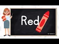 Learning Colors - RED