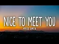 Download Lagu Myles Smith - Nice To Meet You (Lyrics)