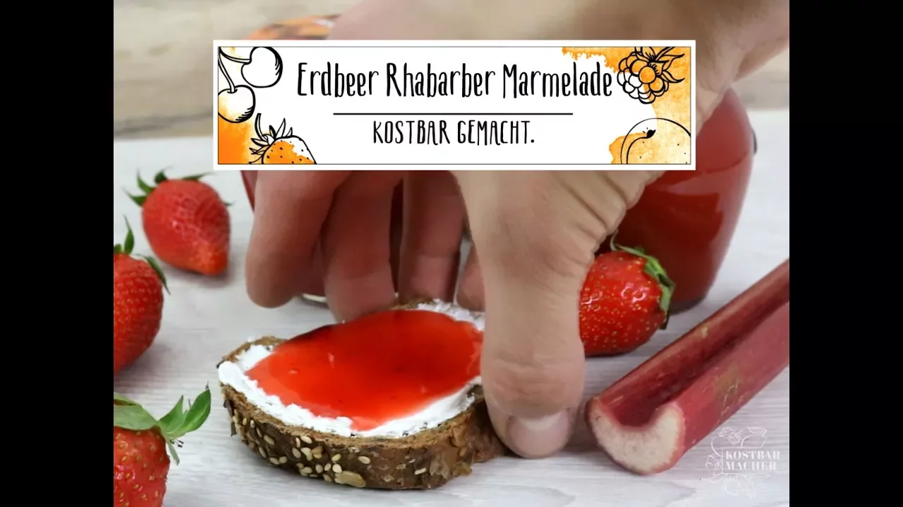 
          
          
          
            
            KOSTBARMACHER - Rezept: Erdbeer-Rhabarber Marmelade
          
        . 