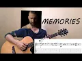 Download Lagu Maroon 5 - Memories | Fingerstyle Guitar Cover (TABS)