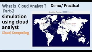 Cloud Analyst Demo practical on cloud computing