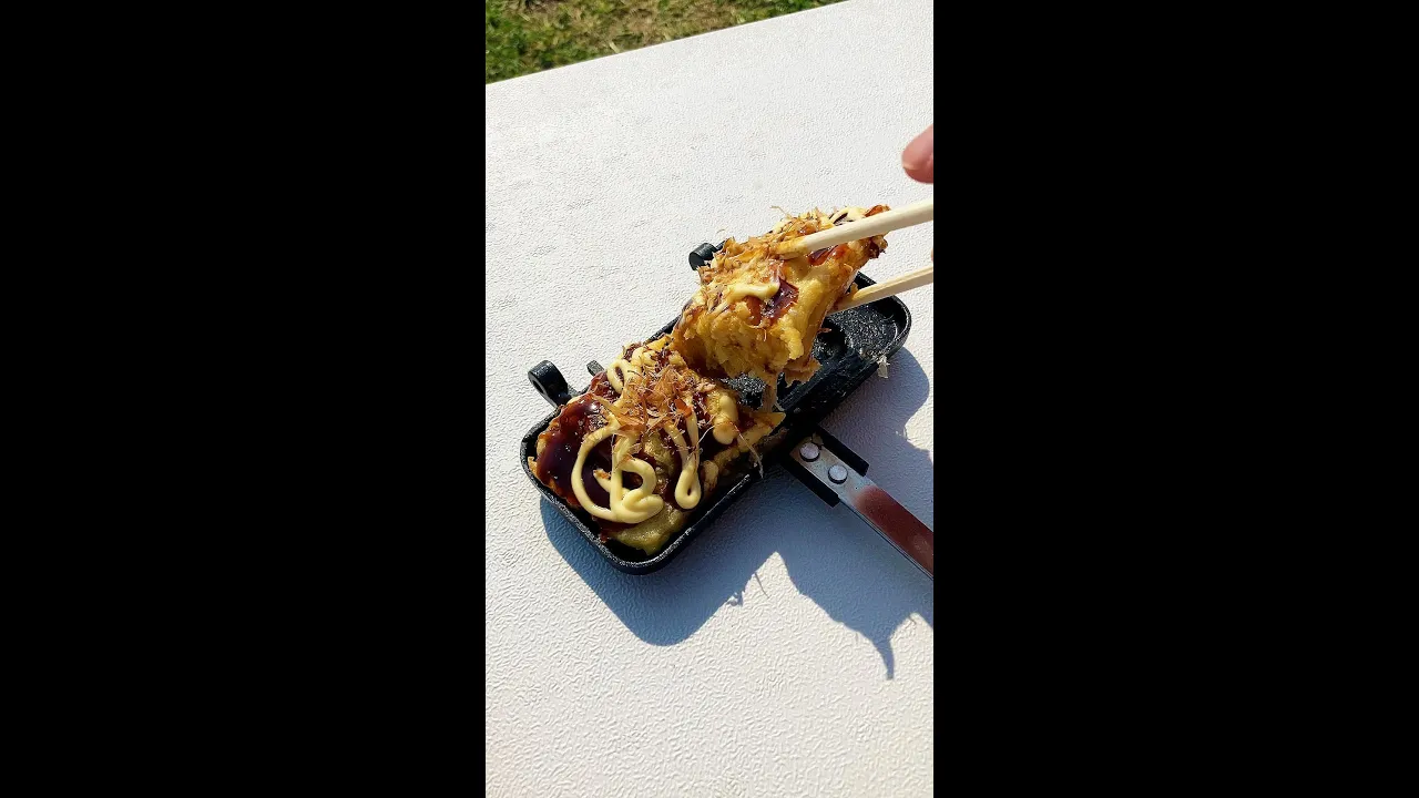  / Okonomiyaki in a Sandwich Maker #Shorts