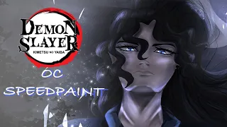 The Ice Hashira - Demon Slayer OC Speedpaint