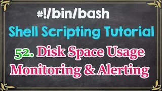 Monitoring Disk Space utilization and Send Email Alert