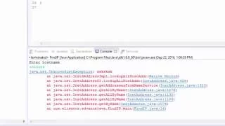 Java IP address finder