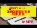 angular json In Angular CLI Angular Tutorial Angular CLI Tutorial Coding Knowledge