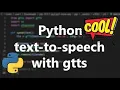 How to make your computer speak using Python