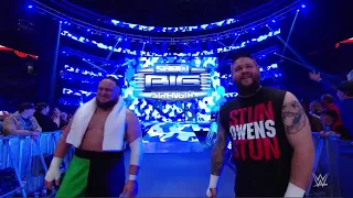 Kevin Owens Samoa Joe Big Show Entrance Raw 1 6 20 