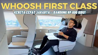 Download WHOOSH FIRST CLASS! KERETA CEPAT JAKARTA BANDUNG DI KELAS TERTINGG! MP3