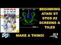 Beginning Atari ST STOS Screens and Tiles MAKE A THING