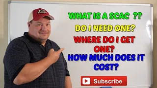 What is a SCAC code Do you need one How do you get it