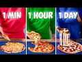 Download Lagu 1 minuut versus 1 uur versus 1 dag pizza