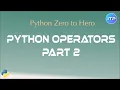 Python Operators - Part 2 Python Beginner Tutorial An IT Professional