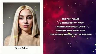 Download Ava Max - Slippin (Lyrics) MP3