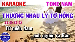 karaoke th ng nhau l t h ng tone nam em nh c s ng cha cha tu n c 