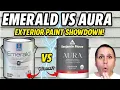 Premium Exterior Paint Battle Emerald vs Aura Review