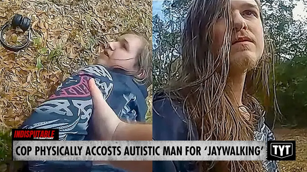 WATCH: Power-Tripping Cop Violently Drags Autistic Man Out Of Home For 'Jaywalking'