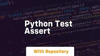 python test assert