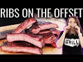 No-Wrap Ribs Low and Slow on our Offset Smoker How To