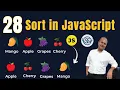 28 - Sorting in JavaScript Array sort method in JS Satyaansh Softech Pvt Ltd Number Sort