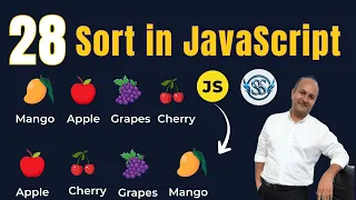28 - Sorting in JavaScript Array sort method in JS Satyaansh Softech Pvt Ltd Number Sort