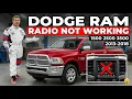 How to Fix Dodge Ram Black Screen Dead Radio 1500 2500 3500