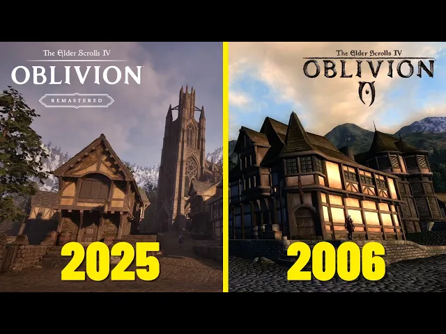 The beauty of Oblivion - Chorrol - ORIGINAL VS REMASTERED