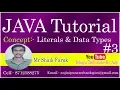 Java Tutorial By Shaik Faruk Part 3 Literals and Data Types In Java Telugu Tech Zone By Anji