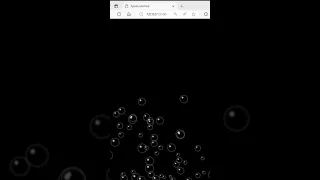 Bubble animation using html Css and JavaScript