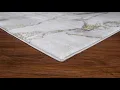 Abani Luna LUN170A Contemporary Marble Grey and Metallic Gold Area Rug
